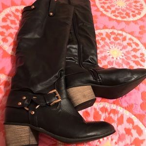 Tall Black Boots